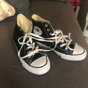 black high top converse